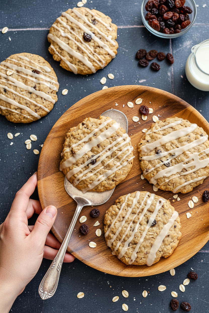 These chewy vegan oatmeal cookies are a dream