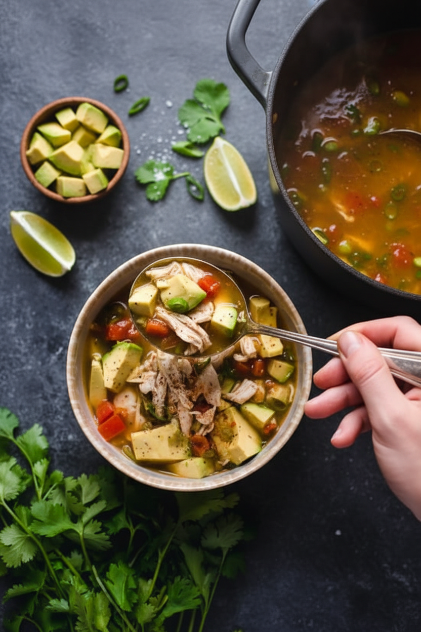 Chicken and Avocado Soup | Easy & Delicious Soup Recipe