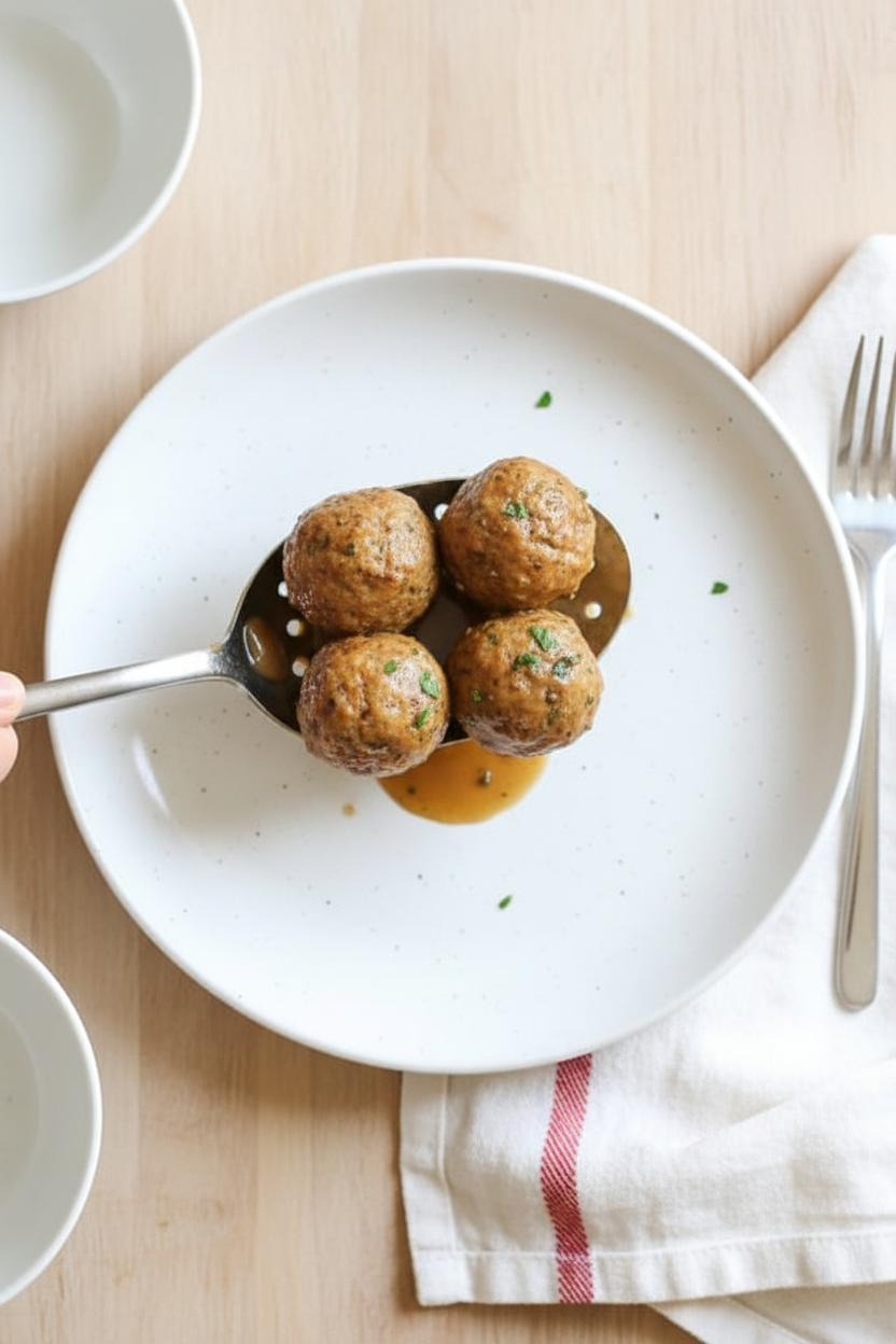Chicken Marsala Meatballs