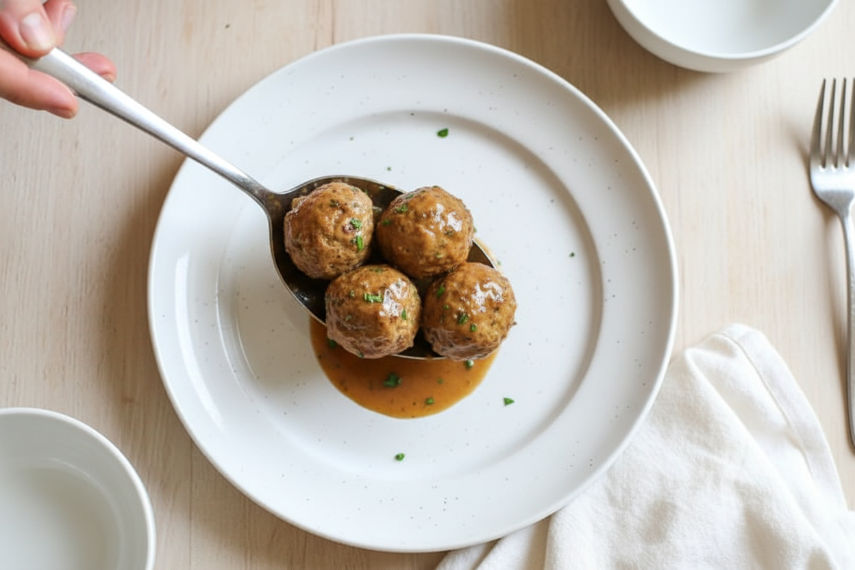 Chicken Marsala Meatballs