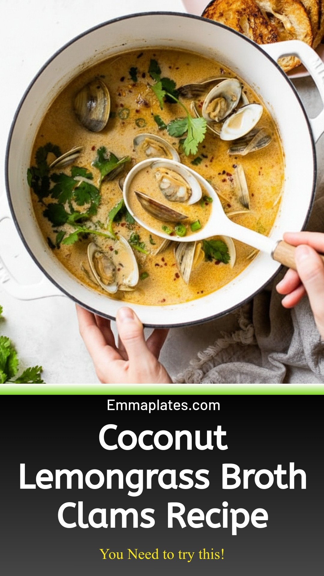 Coconut Broth Clams with Lemongrass