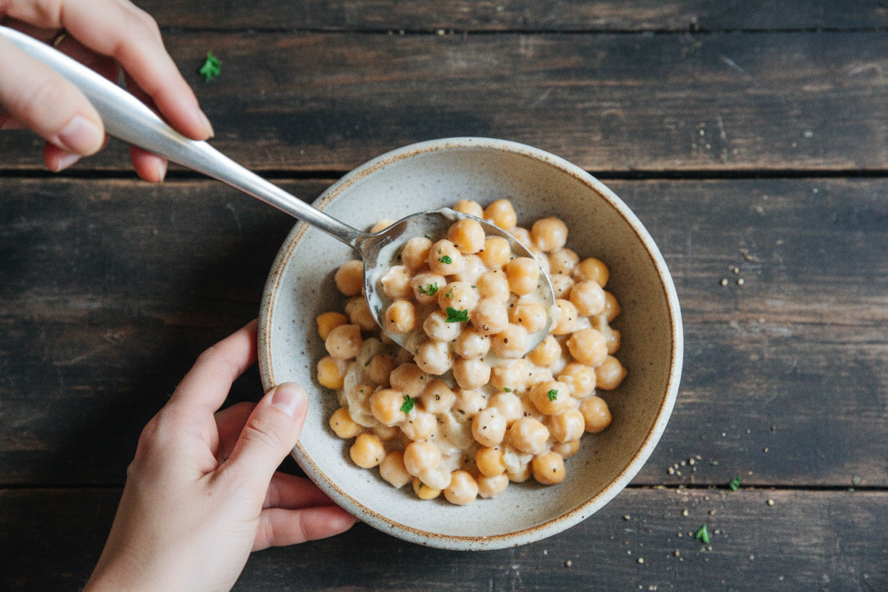 Creamy Boursin Chickpeas Recipe