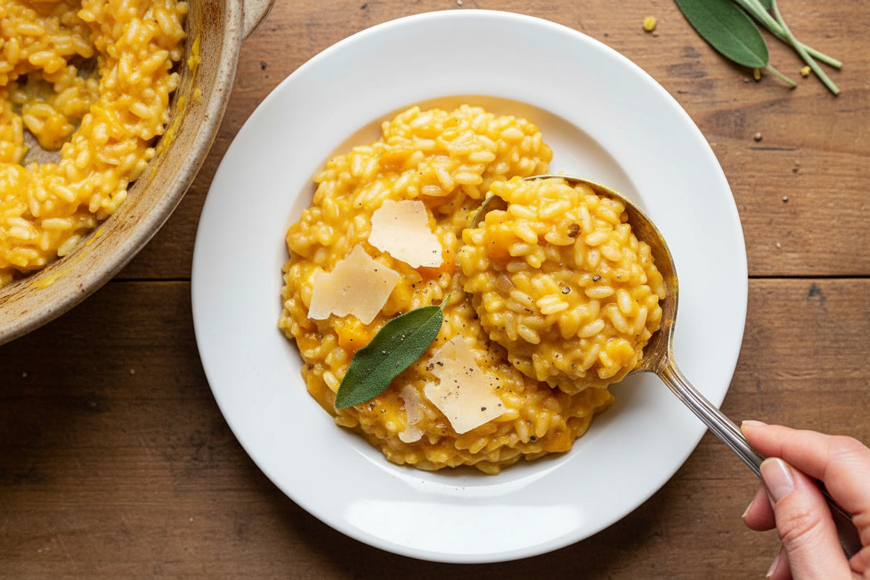 Creamy Butternut Squash Risotto Recipe