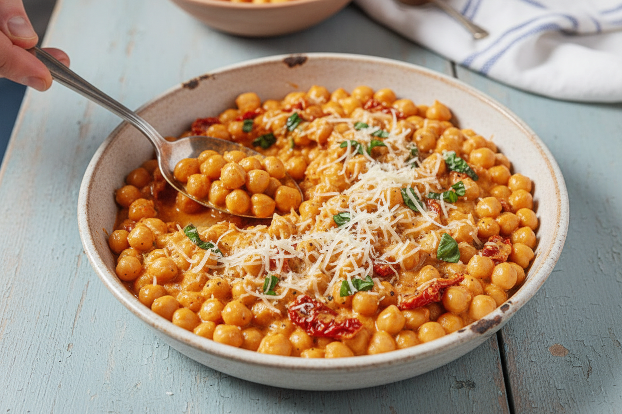 Marry Me Chickpeas (With Creamy Tuscan Sauce)