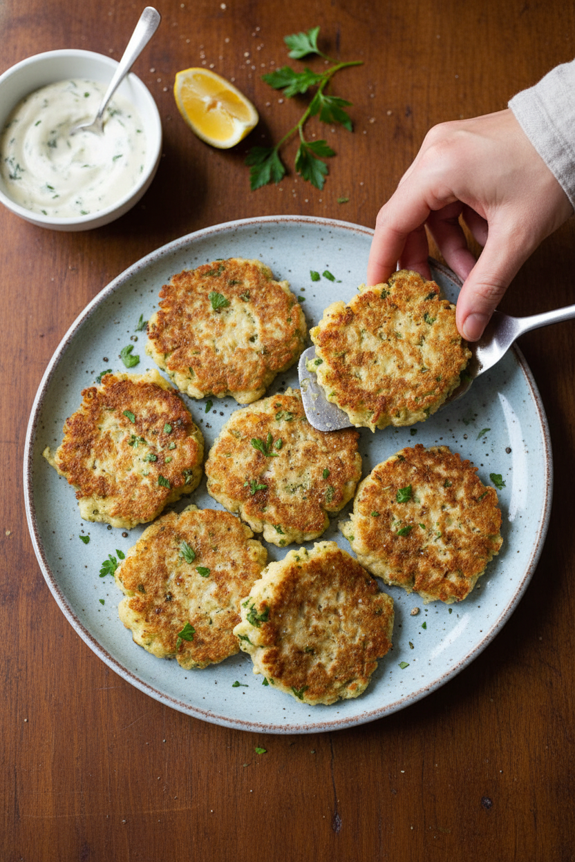 Cauliflower Fritters
