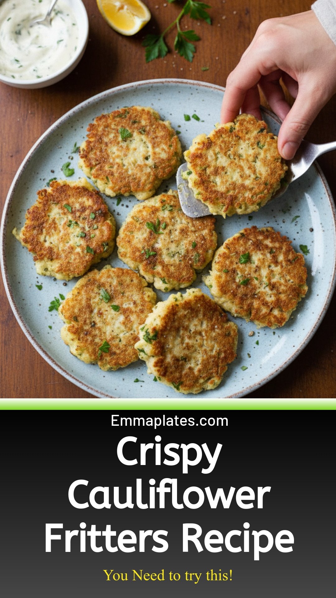 Cauliflower Fritters