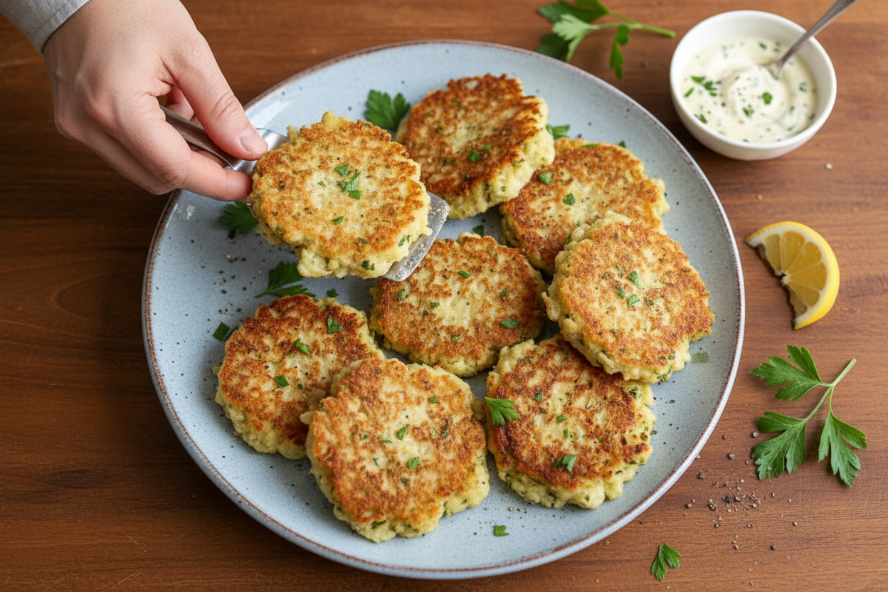 Cauliflower Fritters