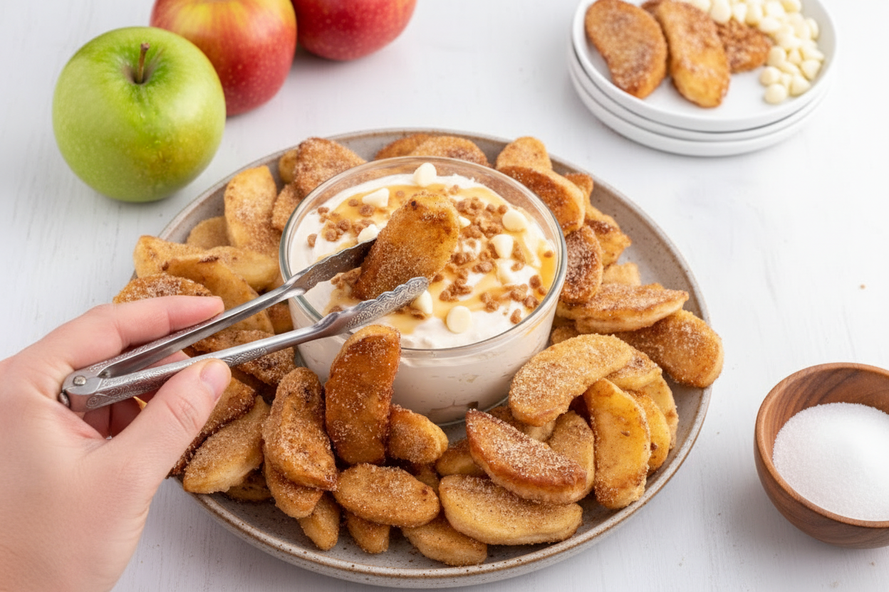 Crispy Cinnamon Apple Sticks