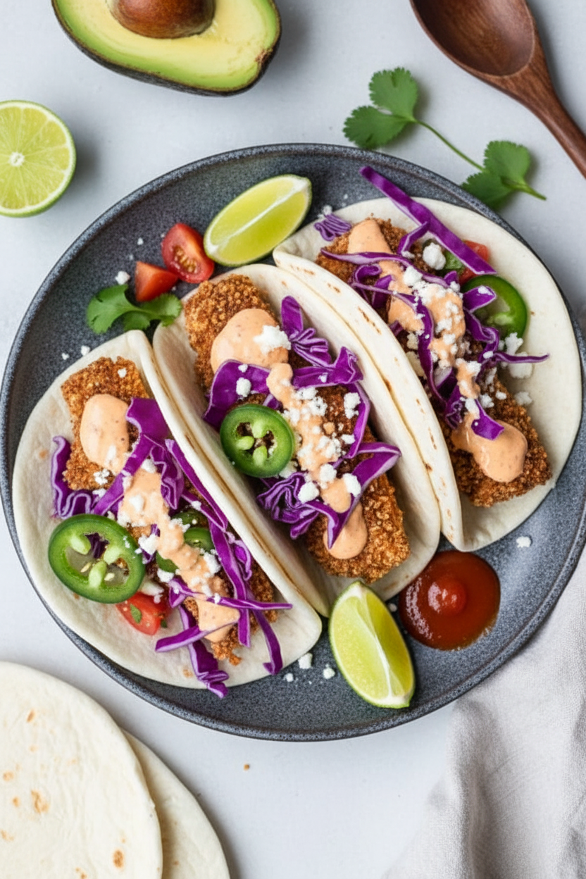 Crispy Fish Taco Delight