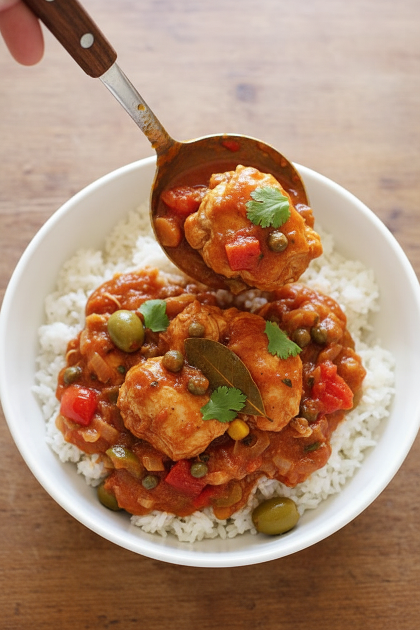 Crock Pot Chicken a la Criolla