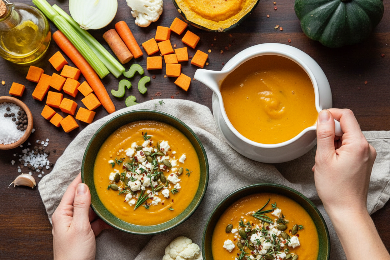 Easy Acorn Squash Soup Recipes for Fall