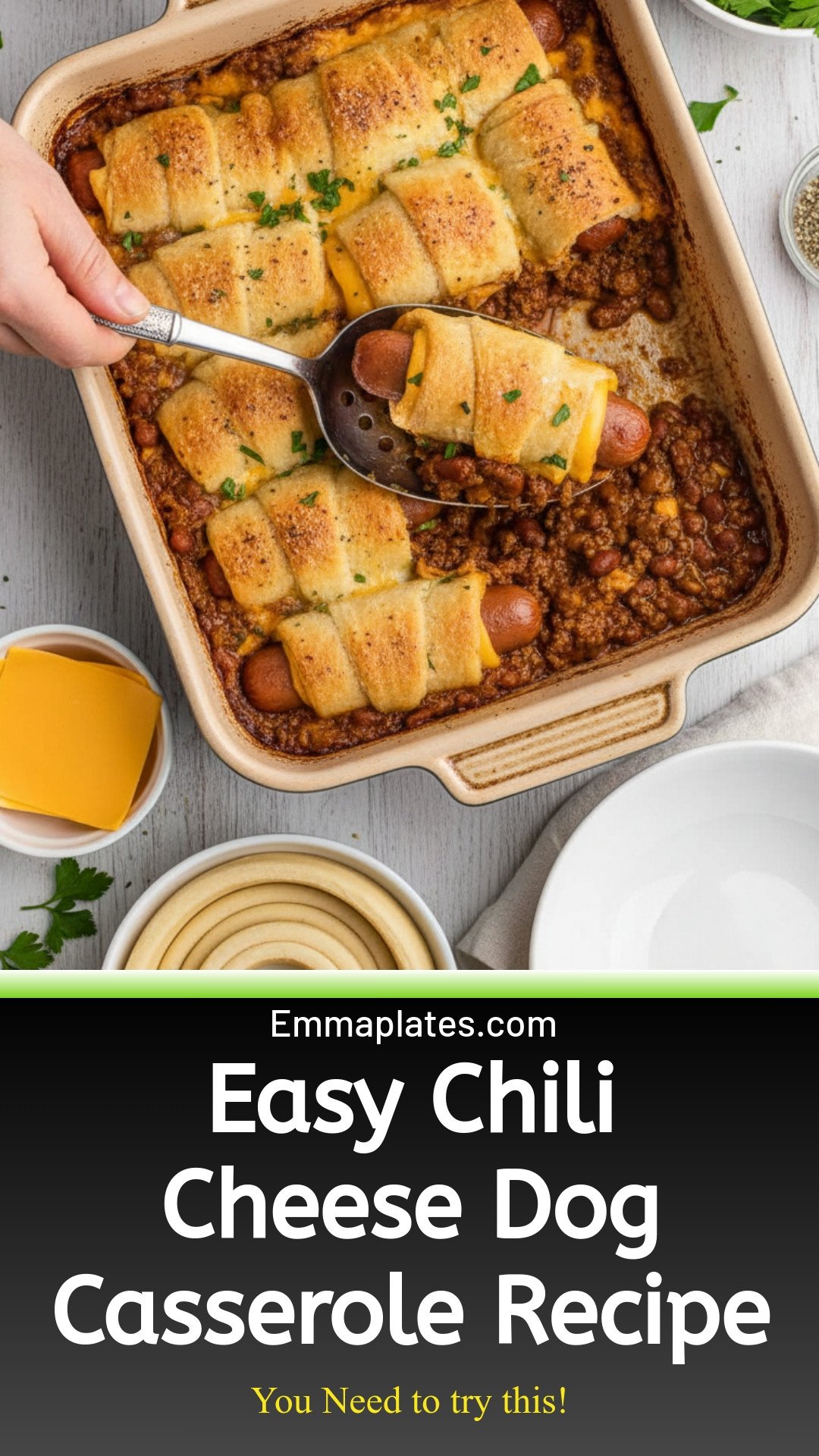 Chili Cheese Dog Bake