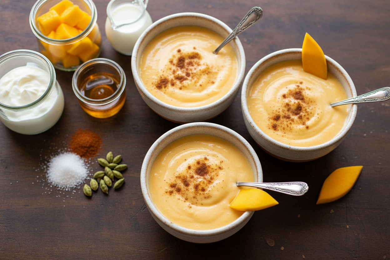 How To Make A Mango Lassi (4 Ingredients)