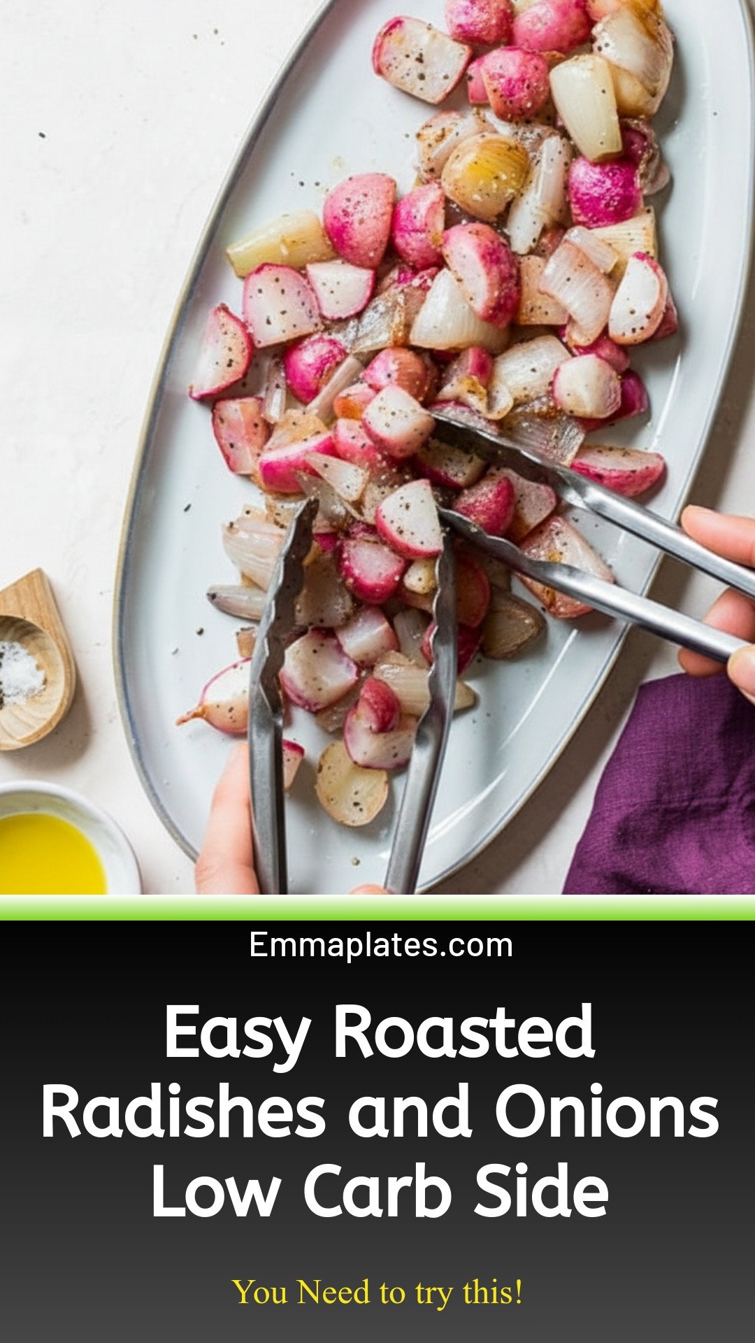 Roasted Radishes with Onions ( Easy Low Carb Side Dish) - Skinnytaste