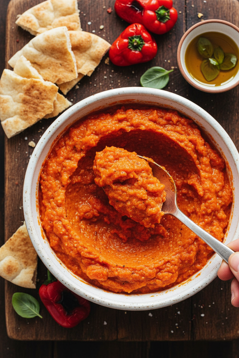 Easy Ajvar Recipe (Roasted Red Pepper Relish)