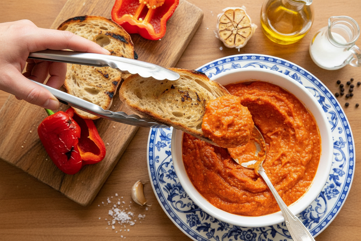 Easy Ajvar Recipe (Roasted Red Pepper Relish)