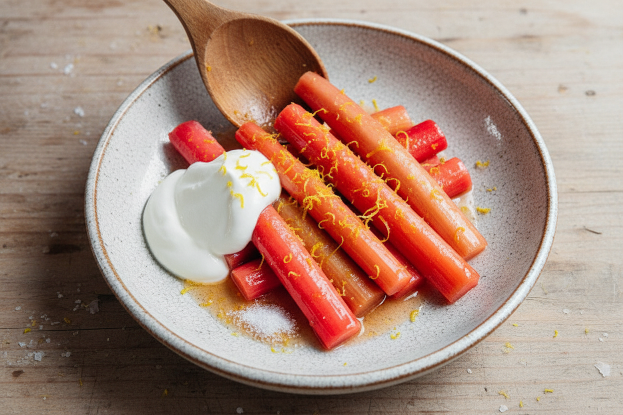 Easy Roasted Rhubarb Recipe