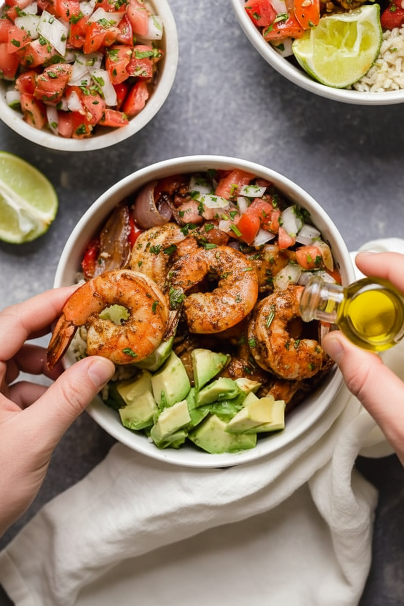 Shrimp Fajita Bowls