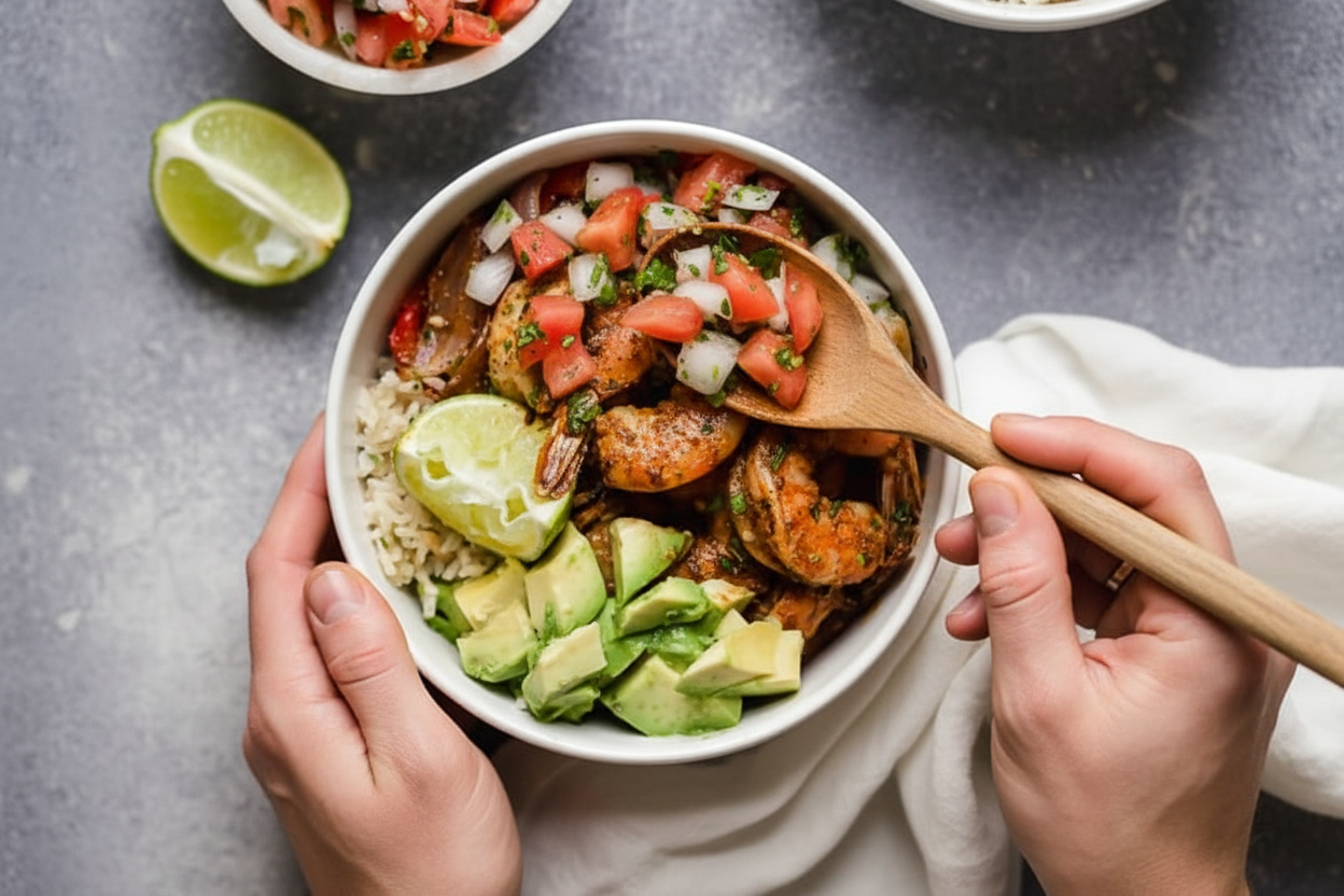 Shrimp Fajita Bowls