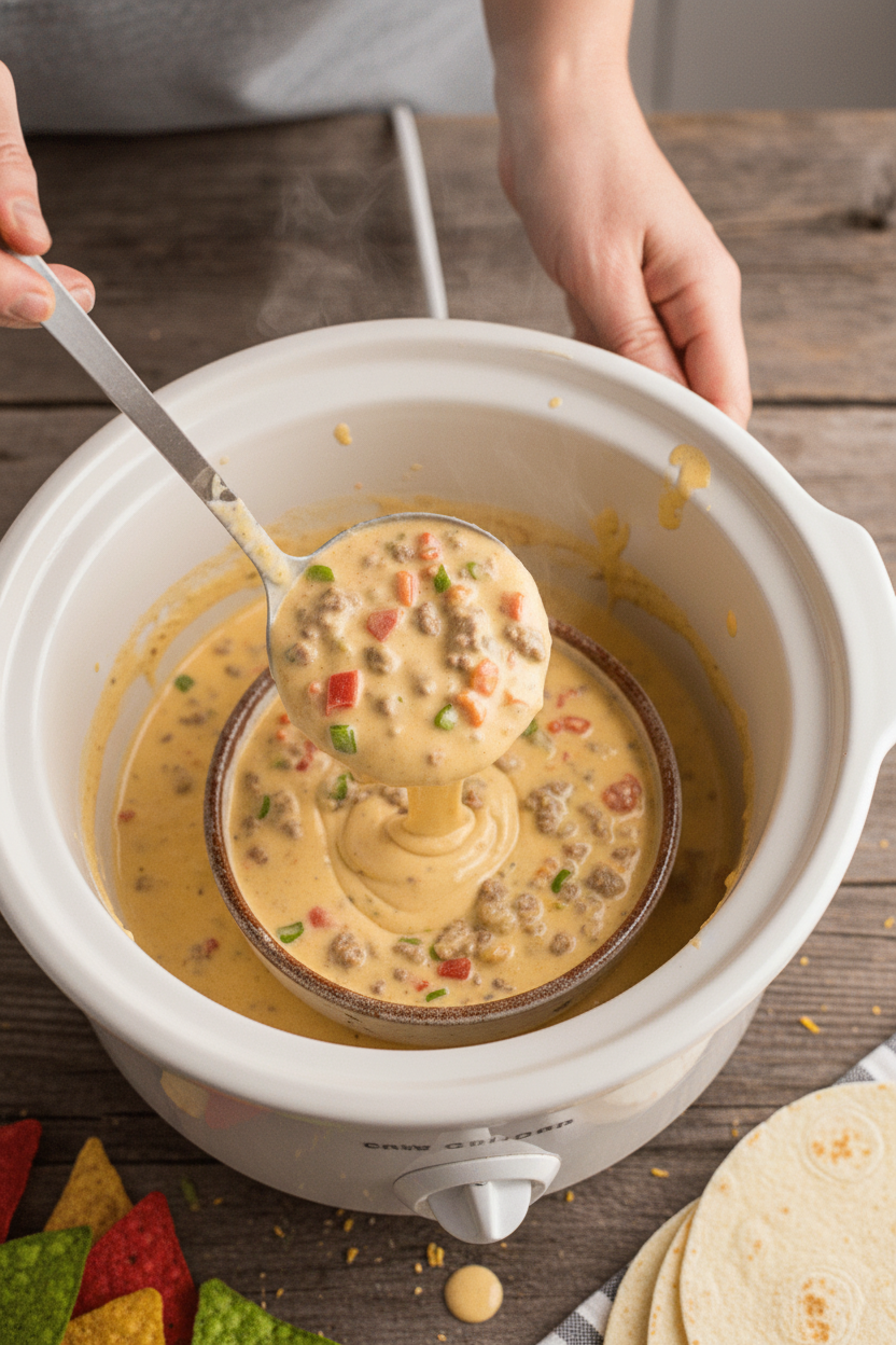 Slow Cooker Rotel Dip