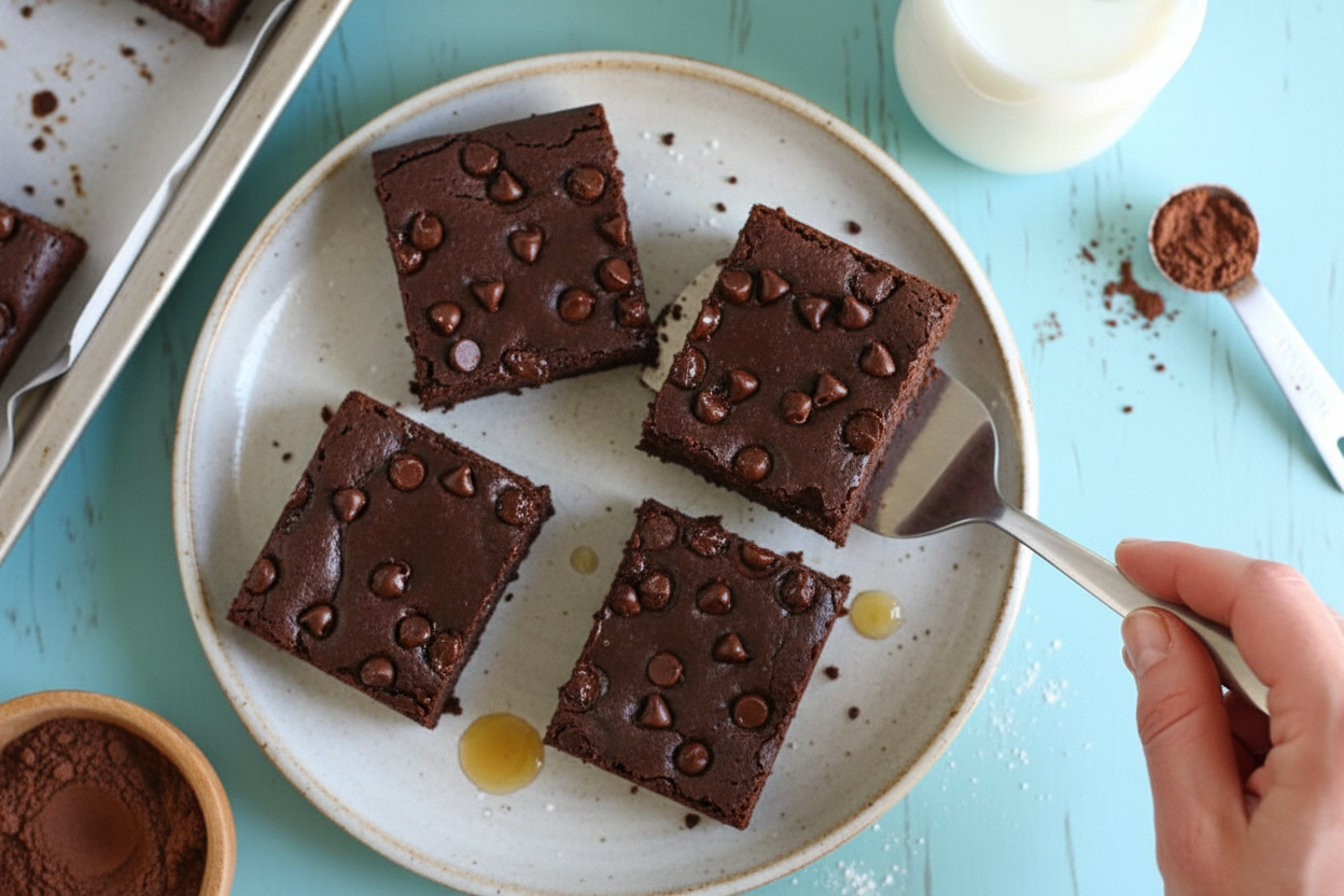 PB2 Flourless Chocolate Brownies