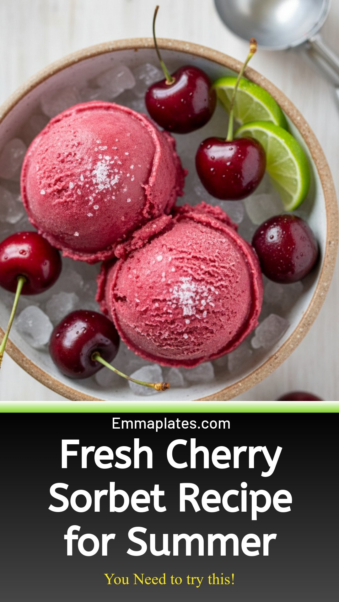 Fresh Cherry Sorbet