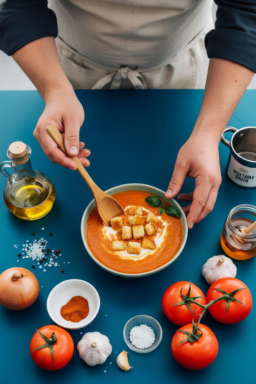 Quick Tomato Soup (Fresh Tomatoes)