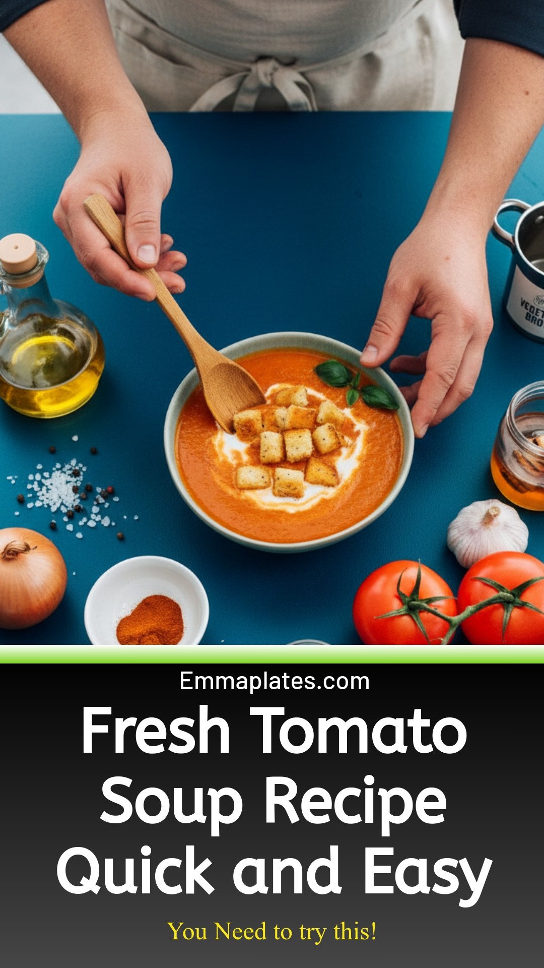 Quick Tomato Soup (Fresh Tomatoes)