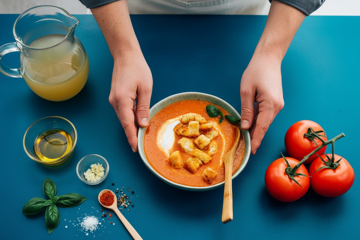 Fresh Tomato Soup Recipe Quick and Easy