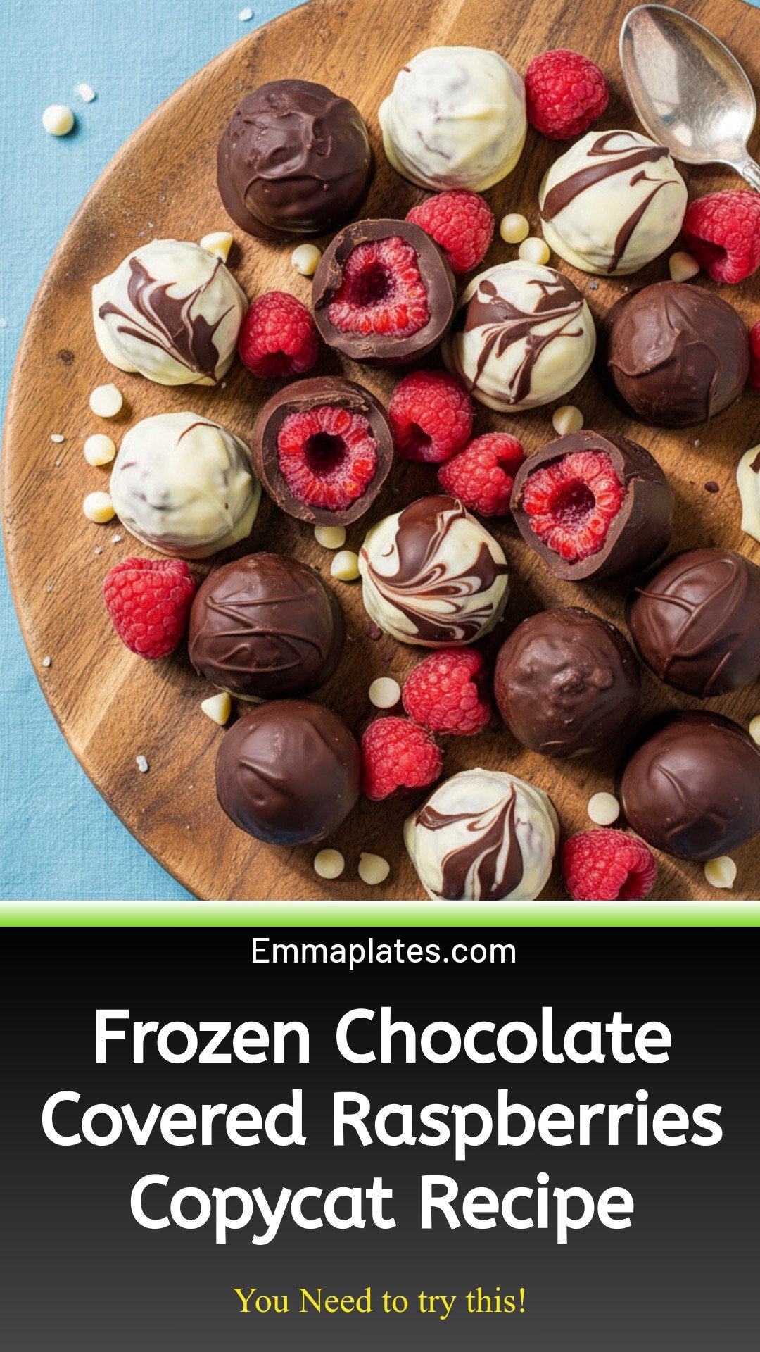 Frozen Chocolate Raspberries (Tru Fru Copycat!)