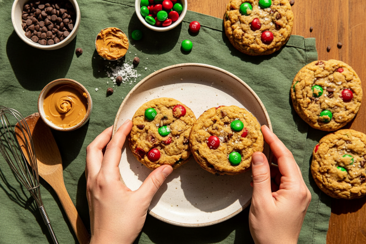 Giant Festive Holiday Cookies