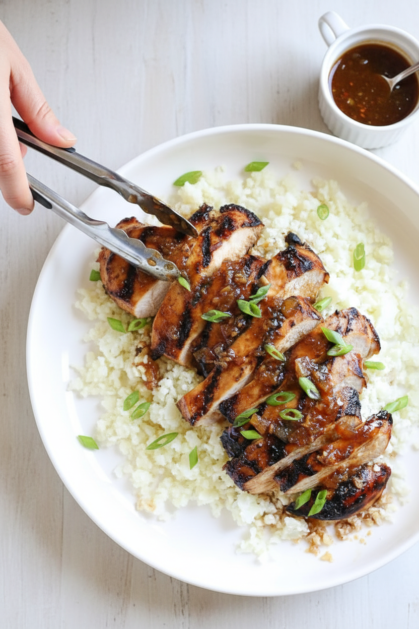 Grilled Bourbon Chicken