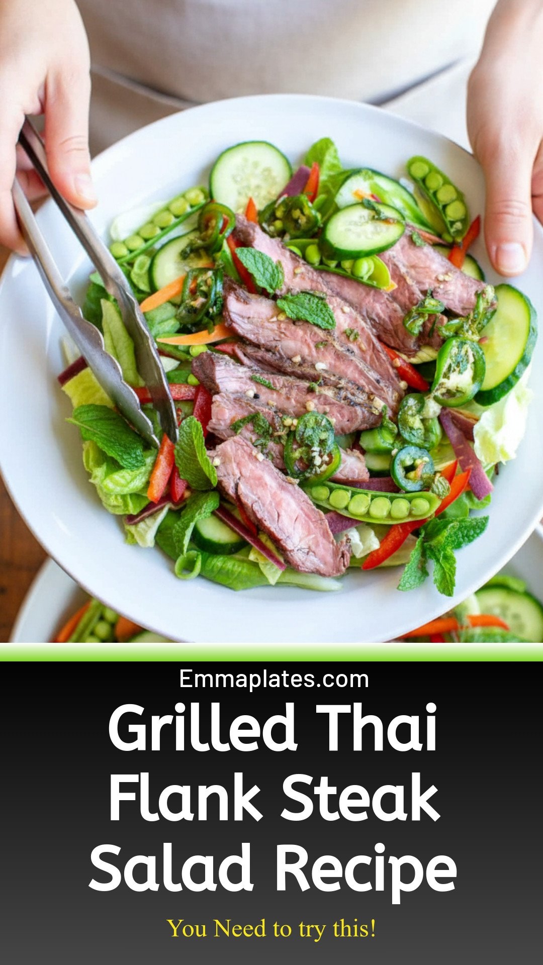 Easy Grilled Thai-Style Flank Steak Salad Recipe