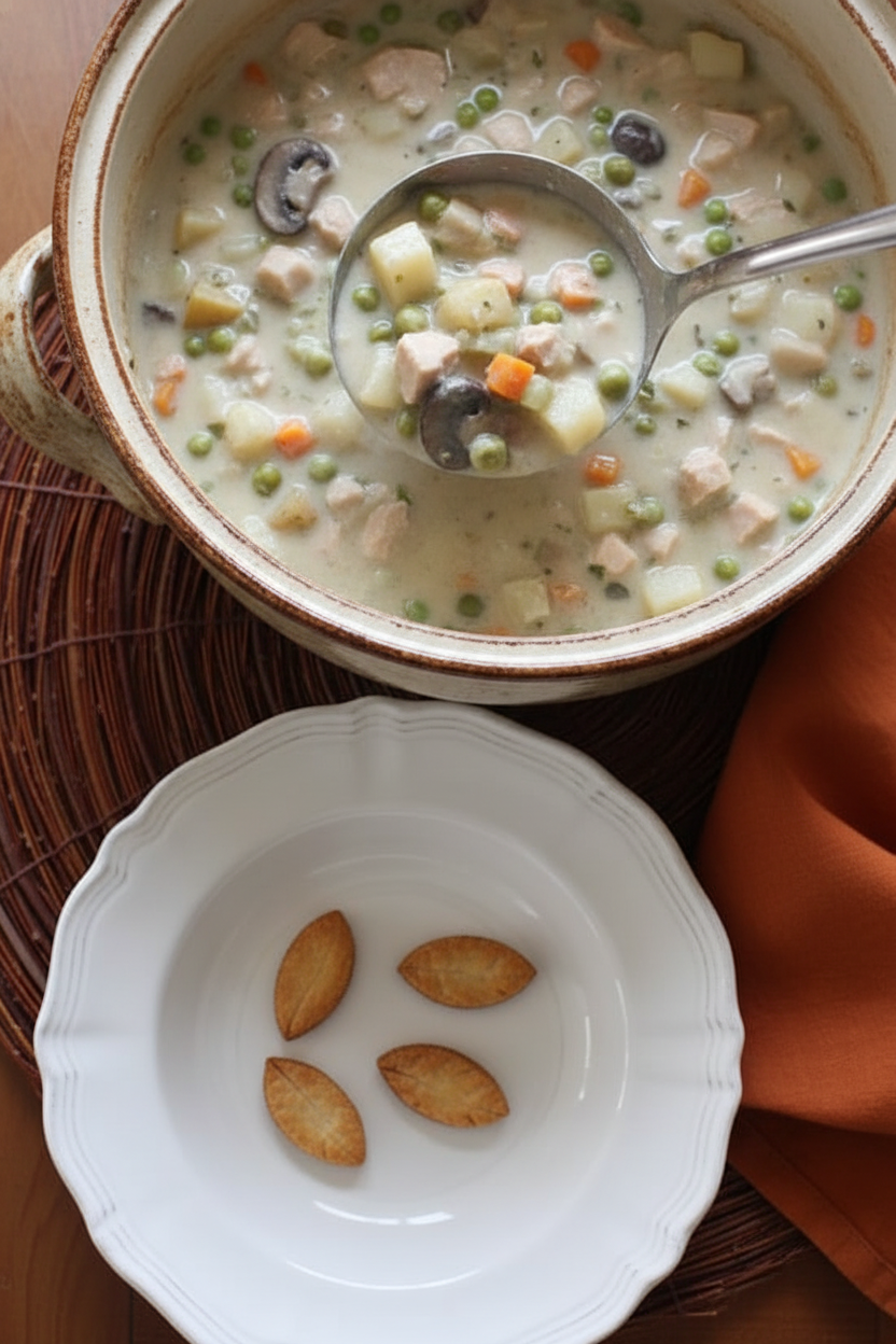 Turkey Pot Pie Soup