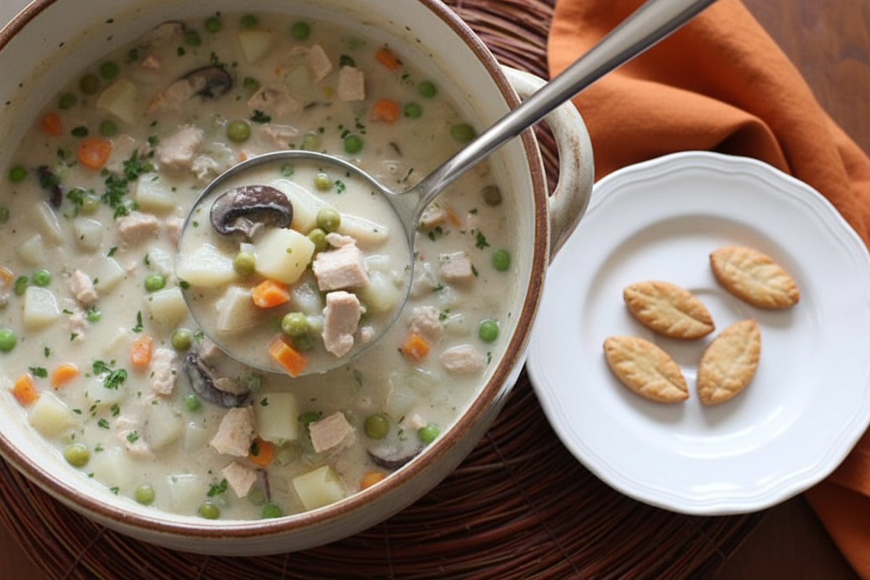Turkey Pot Pie Soup