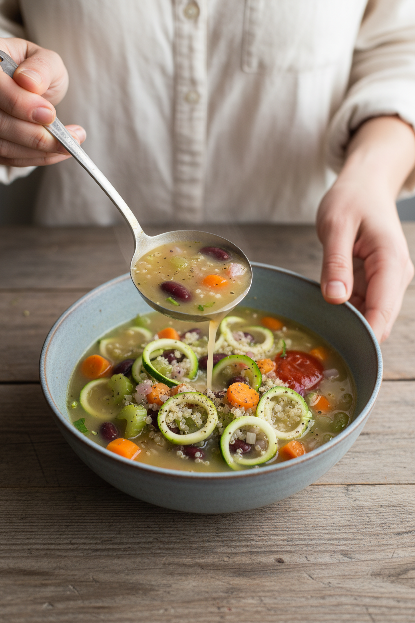 Vegetarian Zoodle Soup