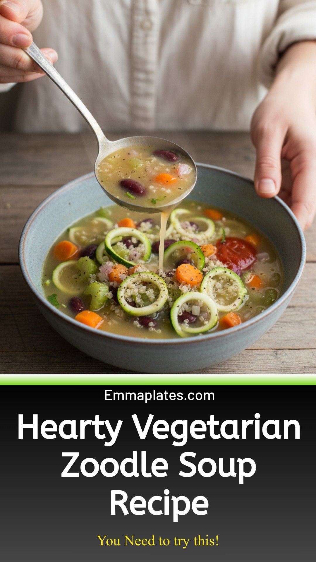 Vegetarian Zoodle Soup