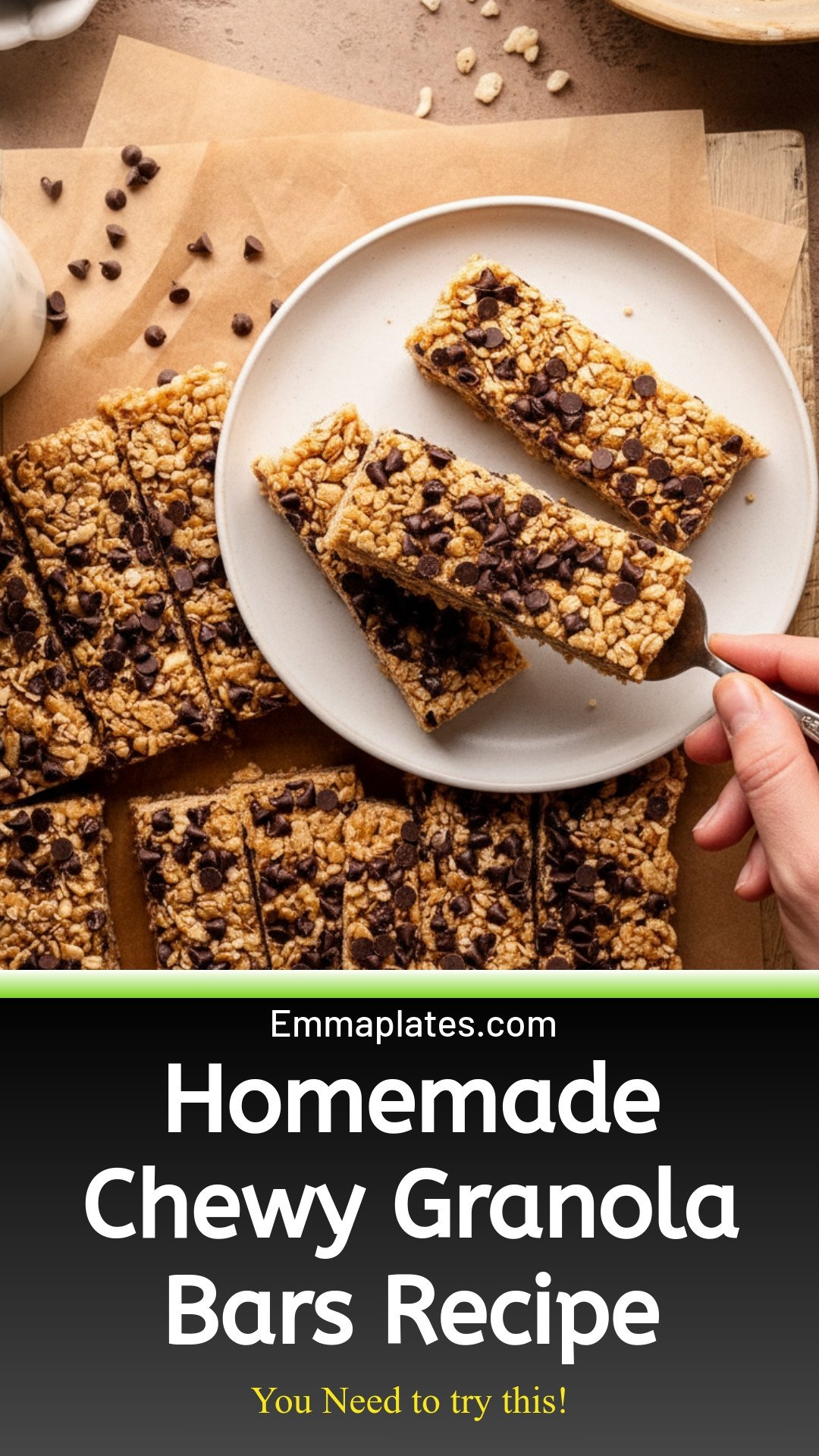 Homemade Chewy Granola Bars