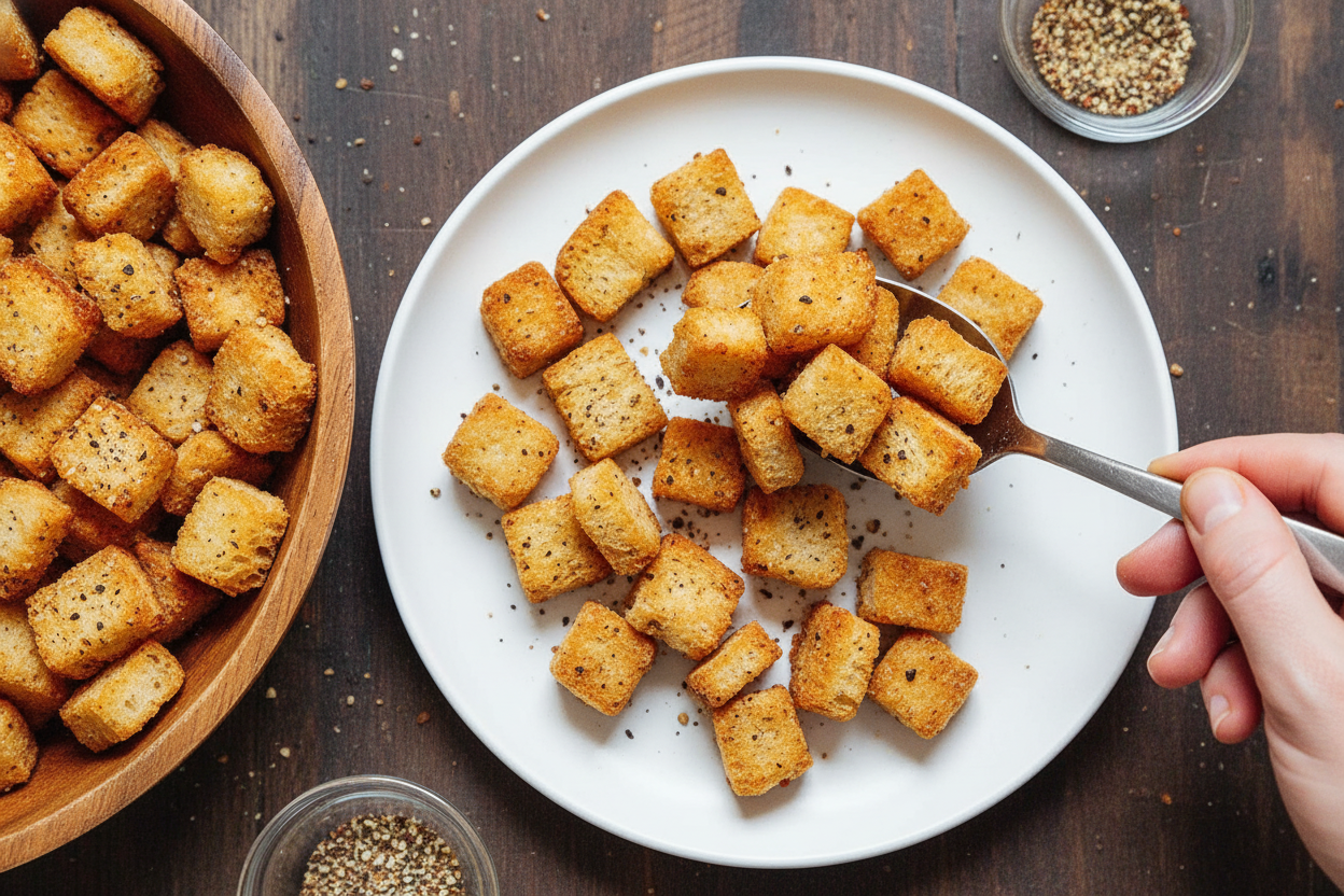 How To Make Homemade Croutons (With Any Bread!)