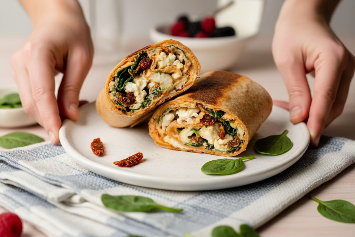 Copycat Starbucks Spinach Feta Wrap