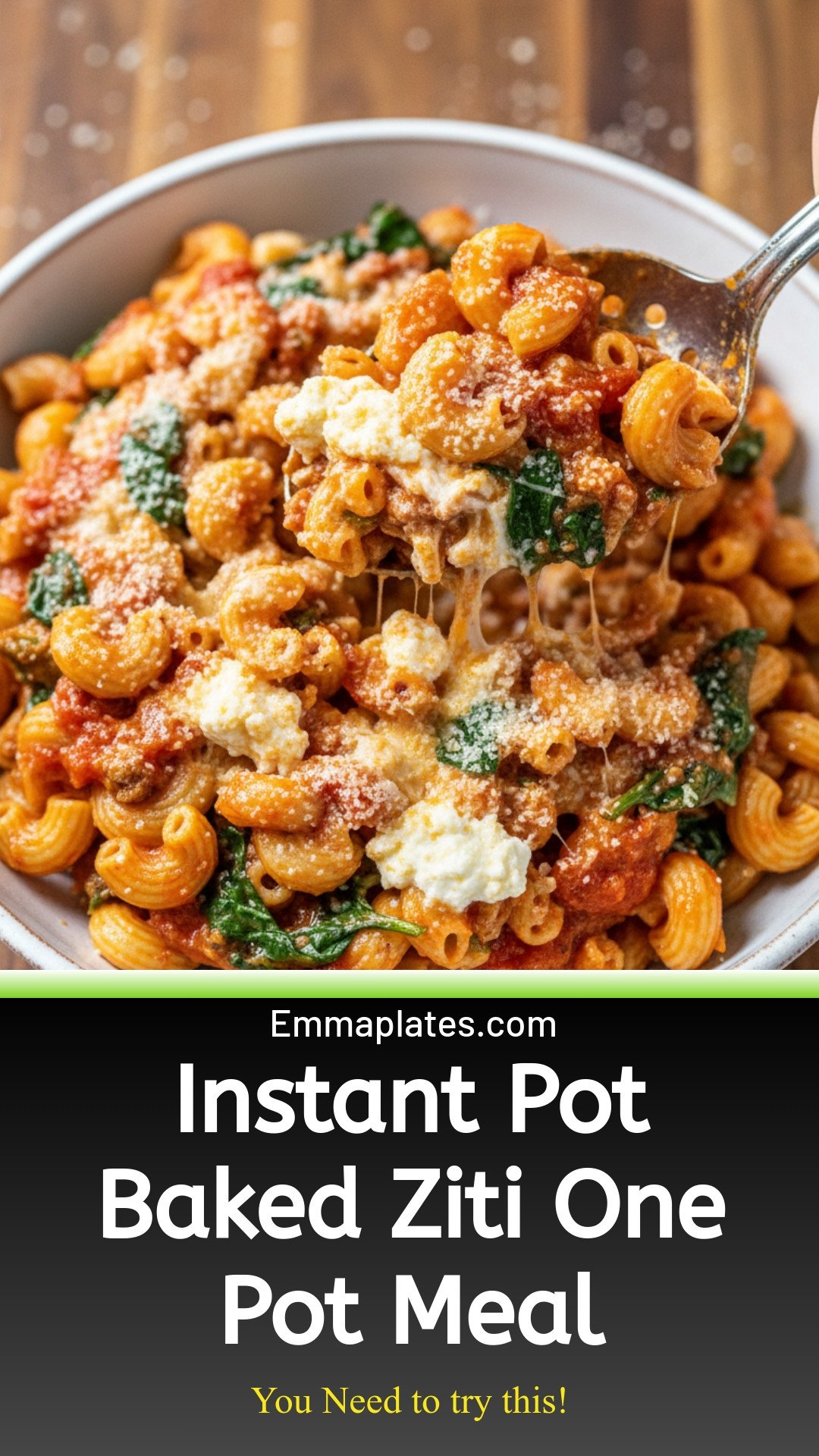 Instant Pot Baked Ziti (One Pot Meal) - Skinnytaste