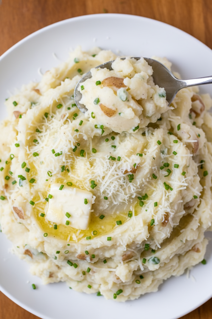 Instant Pot Garlic Mashed Potatoes