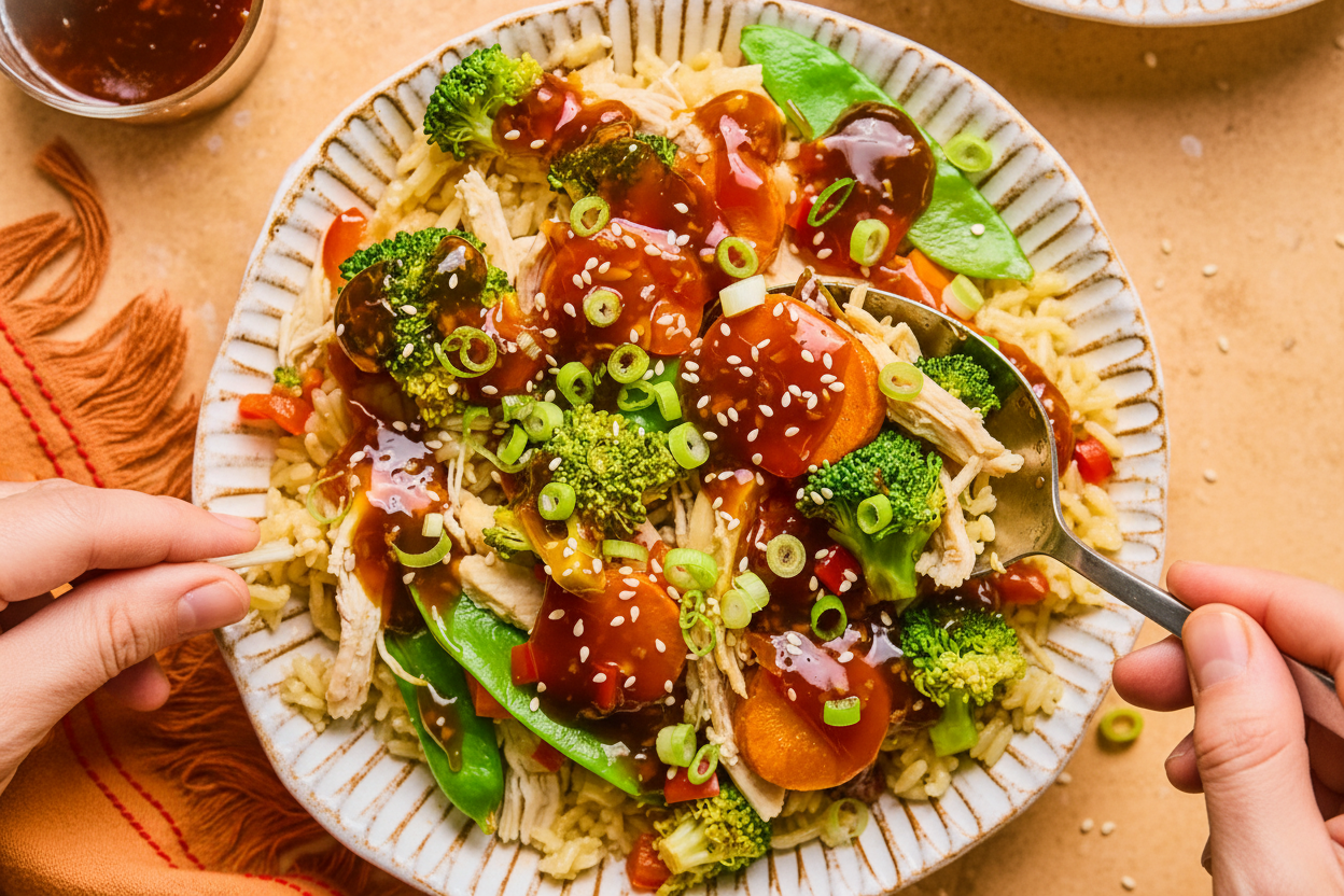 Instant Pot Teriyaki Chicken Rice Bowls