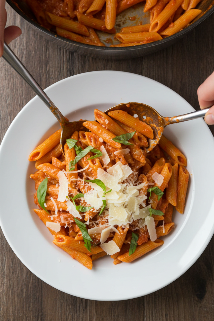 Kate's Best Penne with Spicy Vodka Sauce Recipe