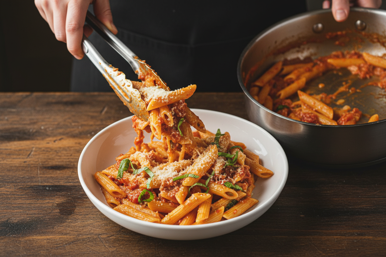 Kate's Best Penne with Spicy Vodka Sauce Recipe