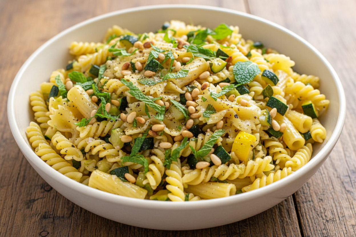 Kate’s Zucchini Pasta with Pine Nuts Recipe