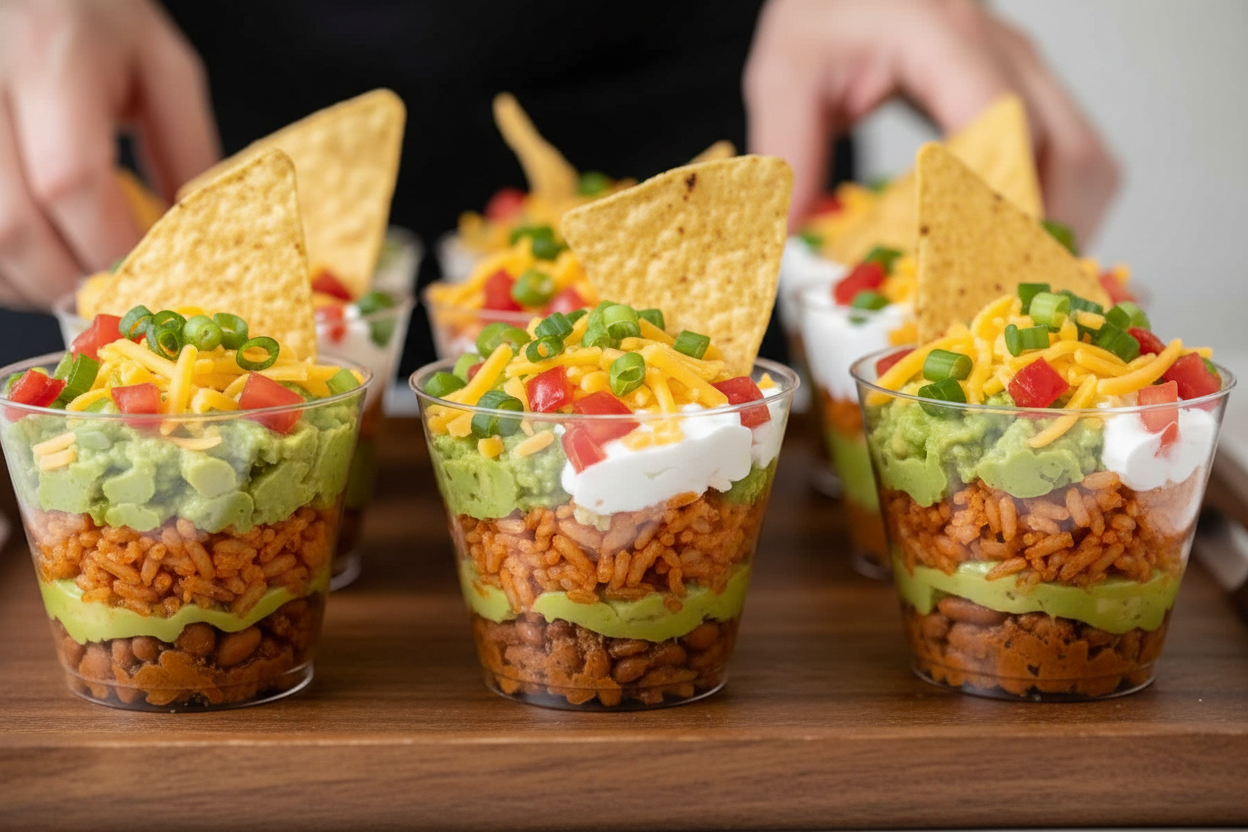Layered Dip Party Cups