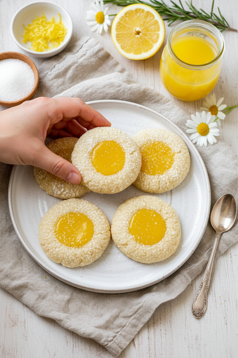 Lemon Curd Cookies