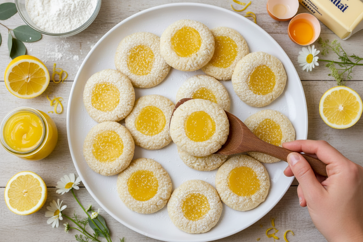 Lemon Curd Cookies