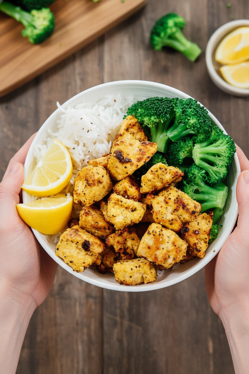 4-Ingredient Lemon Pepper Tofu Recipe